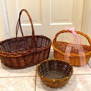 EASTER BASKETS, set of 3!